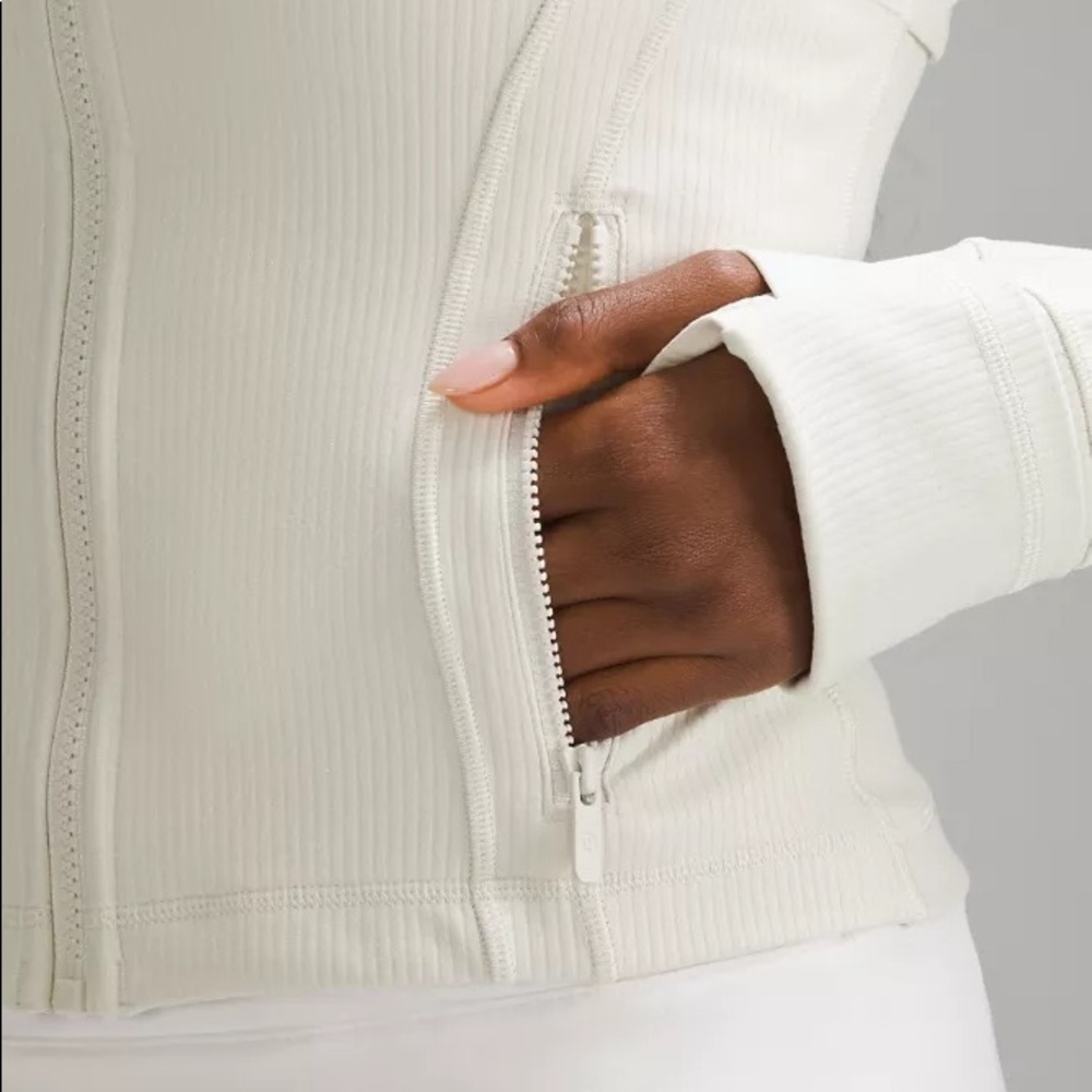 Lululemon Cropped Ribbed Define Jacket - image 2